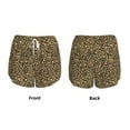 thumbnail image 3 of Gaeub Leopard Print Print Women's Athletic Shorts,High Waisted Running Shorts,Pocket Sporty Short,Gym Elastic Workout Shorts-X-Large, 3 of 7