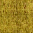 thumbnail image 1 of Ahgly Company Machine Washable Indoor Square Abstract Yellow Modern Area Rugs, 6' Square, 1 of 4