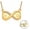 Gold, variant on Love Infinity Urn Pendant with Chain Memory Necklace for Cremation Ashes Holder Memorial Jewelry
