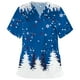 thumbnail image 1 of Pntutb Blusa de Navidad de uniforme de trabajo con cuello en V y manga corta para mujer Pntutb Pntutb-2115, 1 of 4