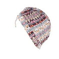 thumbnail image 1 of Ladies Turban Polyester Reusable Washable Foldable Decorative Cap Indoor Outdoor Walking Working Head Wrap Bonnet Beanie Triangular, 1 of 7