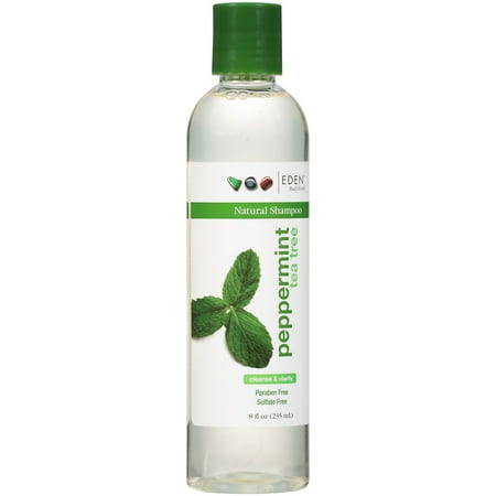 Eden BodyWorks Natural Shampoo, Peppermint Tea Tree, 8 (Best Tea Tree Shampoo For Dandruff)