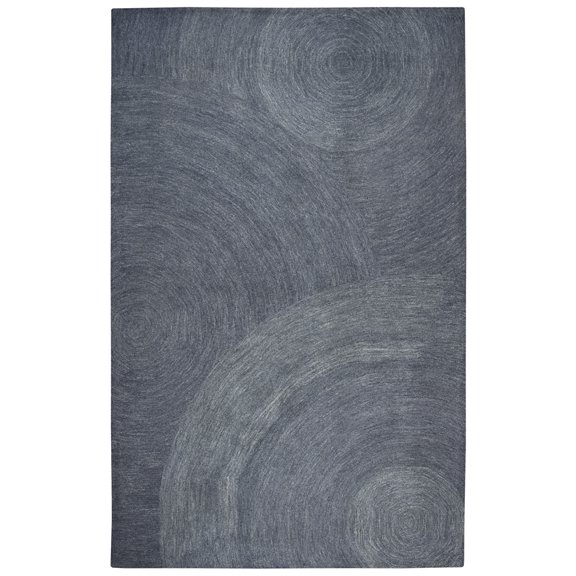 Rizzy Rugs Brindleton Area Rug BR801A Gray Circles Single Color 8' x 10' Rectangle