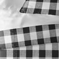 thumbnail image 5 of Lumberjack Check White/Black Duvet Cover Set King, 5 of 5