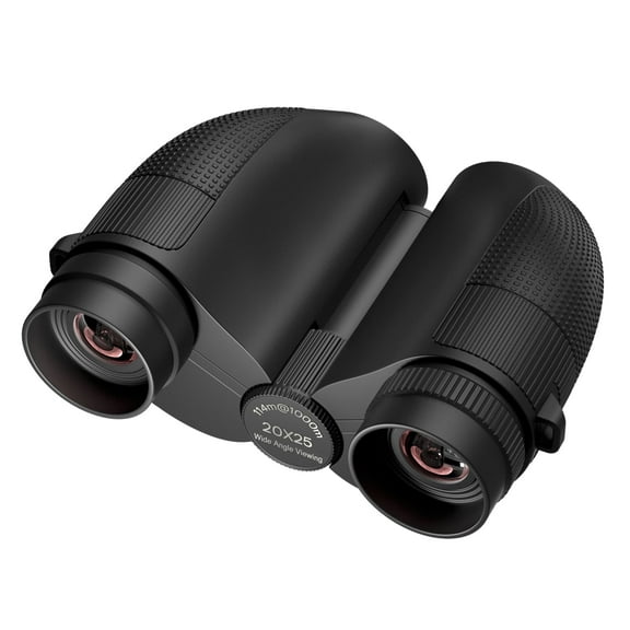 DoDoMagxanadu 20x25 Compact Binoculars for Adults & Kids – Wide Eyepiece, Waterproof Binoculars with Low Light Vision – Perfect for Bird Watching, Outdoor Hunting and Sightseeing