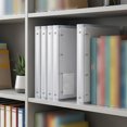 thumbnail image 5 of Loose Leaf Document File Folder Elastic Band Closure Label Pocket Paper Storage Organizer White, 5 of 6