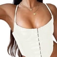 thumbnail image 3 of goowrom Corset pour Femme, Bustier Aguichant Échancré à Bretelles pour les Vacances, 3 of 6