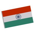 thumbnail image 5 of KLKCMS Drapeau Indien Drapeau Extérieur Inde Polyester 90 X 150cm Décor, 5 of 5