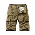 thumbnail image 2 of Mingw Mens Shorts Men's Cotton Casual Multi Pocket Outdoor Camouflage Shorts Twill Camo Cargo Shorts, 2 of 4