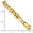 thumbnail image 2 of 14k Yellow Gold Bracelet Chain Styles Byzantine Women's 4 mm 8 in with Lobster Clasp, 2 of 2