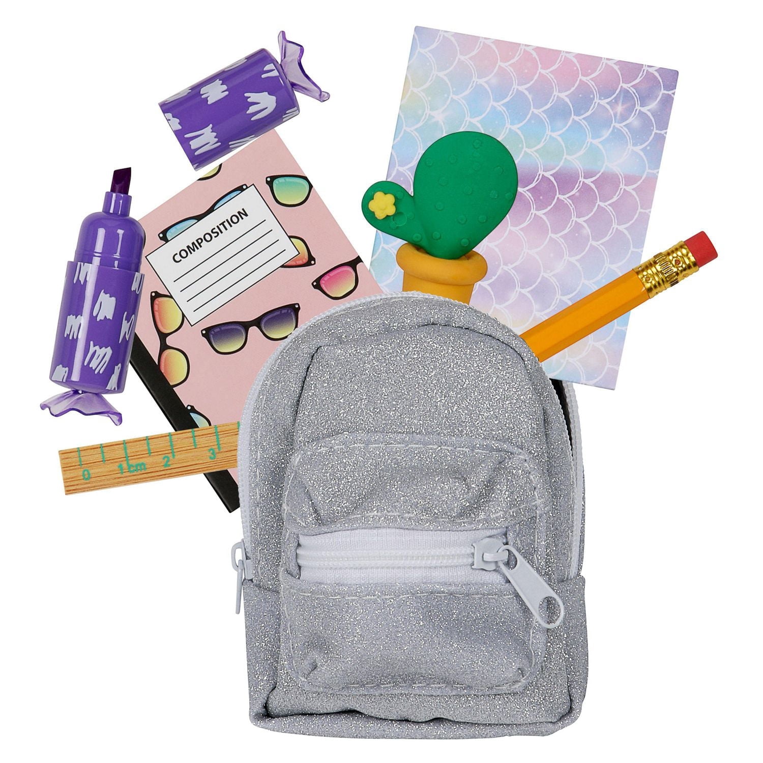 Real Littles - Collectible  micro Backpack with 6 stationery surprises inside!