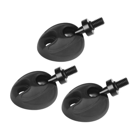 3 Pieces Tripod Foot Pad Rubber Anti Slip Monopod Parts Compact Size for Professional Photographers
