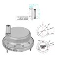 thumbnail image 3 of 5V 60mm Handwheel Pulse Encoder for Milling Machine Router Hand Control for CNC System (White), 3 of 3