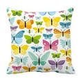 thumbnail image 1 of EREHome Housse de Coussin Papillons Colorés 16x16 Pouces, 1 of 1