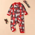 thumbnail image 2 of Pijamas de Navidad a juego para la familia, conjunto de ropa de aspecto de bebé, padre, madre e hijo, Año Nuevo, 2 of 3