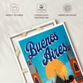 thumbnail image 6 of Elephant Stock Buenos Aires Tourism Vintage Poster Wall Art - Vertical Canvas Wall Art - Living Room Wall Decor - Places Canvas - Beige And Brown Decor - 32" x 48", 6 of 8