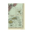 thumbnail image 4 of Historic Map - Tasmania Figi Islands New Zealand  - Rand McNally 1897 - 23 x 36 - Vintage Wall Art, 4 of 5