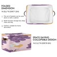 thumbnail image 3 of Grapes Yellow Leaves Daisies Square Storage Bins with Handles Collapsible Containing Box 2 Packs, 3 of 9