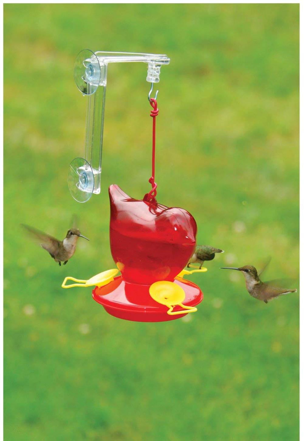 Perky-Pet 2 Pack of 215P Planter Box Plastic Hummingbird Feeder with Hanger 3 Ounce Capacity 