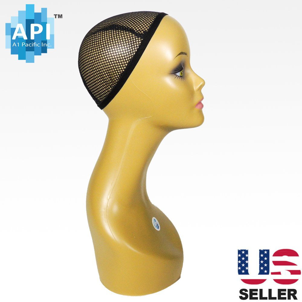 Sunglasses Jewelry Display A1 Hats 18 Female Life size Mannequin Head for Wigs 