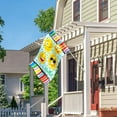 thumbnail image 6 of Hello Grimacing Sun Decorative Funny Garden Flag Double Sided 12x18 Inch, 6 of 6