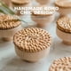 thumbnail image 5 of 12 Pack Bohemian Style Round Rattan Dresser Knobs Handcrafted Knobs with Screws Wooden Furniture Knobs for Dresser Drawers Cabinet LO-Ron, 5 of 5
