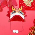 thumbnail image 6 of Tachiuwa Chinese New Year Dragon Hat, , DIY Hat New Year Party, Cute dimensional Dragon Decoration Hat, Material Red, 6 of 10