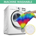 thumbnail image 6 of Rainbow Tie Dye Mandala Pattern Square Tablecloth,Waterproof Square Table Cover,Wipeable Spillproof Washable Table Cover for Home Kitchen Party Decor 42"X42"(107x107cm), 6 of 6