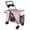 Pink, variant on Wliqien Dog Stroller with 360-degree Wheels, Foldable Pet Cart, 5 Ventilation Windows & Removable Tray, Outdoor Travel Dog Cart for Small/Medium Dogs