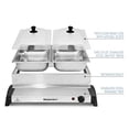 thumbnail image 2 of Elite Gourmet EWM-6122 5 Quart Dual Buffet Server Food Warme Elite Gourmet Elite Gourmet, 2 of 2