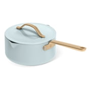 Beautiful 18-Piece Cookware Set, Pots & Pans with Strainer Lids & Kitchen Utensils, EverGood Ceramic Nonstick Coating, Hydrangea by Drew Barrymore