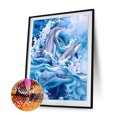 thumbnail image 2 of Wdftyju 5D DIY diamante pintura azul delfín completo taladro Rhinestone mosaico arte imagen Wdftyju 6fl2ac6hn8rm7fj7, 2 of 9