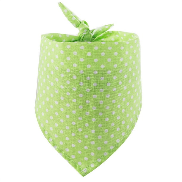 Methold Bufanda de baba para mascotas Manteniendo caliente Toalla triangular adorable Verde fluorescente Type2 NO2 Methold PT003843-06