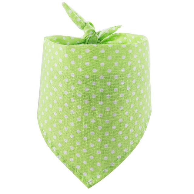 Greeniant Bufanda de baba para mascotas Manteniendo caliente Toalla triangular adorable Verde fluorescente Type2 NO2 Greeniant PT003843-06