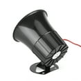 thumbnail image 4 of Sound Horn, DC12V 15W Wired Alarm Loudly Sound Horn with Bracket for Home Security System, 4 of 8