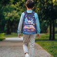 thumbnail image 3 of HUIACONG Cute Star Dragon School Backpack for Girls Boys Ages 6-18 Large Capacity Water-Resistant Bookbag for Elementary Middle High School Students Back to School Daily Use, 3 of 7