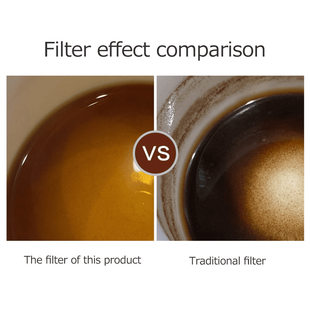 AOLIGEI Electric Hand Drip Coffee Pot Portable Mini Coffee Maker with Double-layer Filter, Paperless Brewing On-the-GoWhite