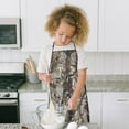 thumbnail image 4 of Tree Bark Camo Branches Pattern Kids Aprons for Girls and Boys,Adjustable Neck Strap Toddler Aprons for Kids Cooking Baking, 4 of 6