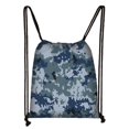 thumbnail image 1 of Drawstring Bag Sport Gym Swim Dance Backpack Waterproof String Clothes Foldable Camouflage Thickened Pack Outdoor Riding Gray, 1 of 5