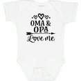 thumbnail image 3 of Inktastic My Oma Opa Love Me Grandkids Boys or Girls Baby Bodysuit, 3 of 5