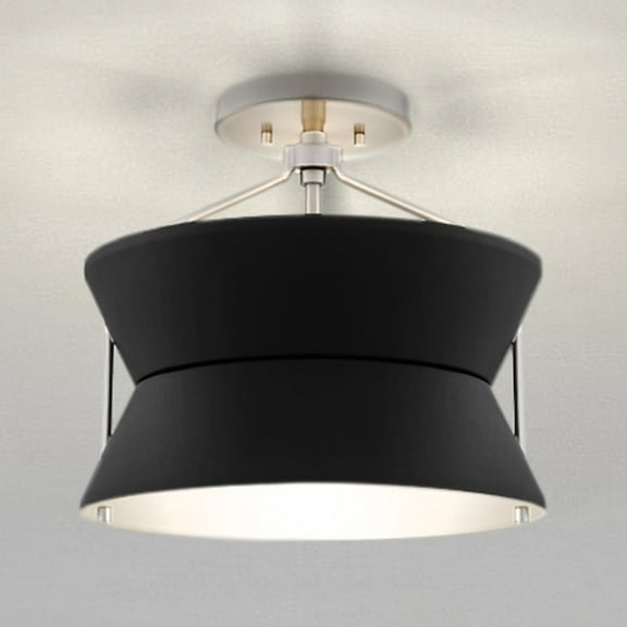Luxury Mid Century Modern Ceiling Light, Brushed Nickel, UQL5840