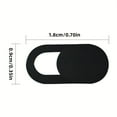 thumbnail image 4 of 1/5pcs Webcam Cover Shutter Slider Plastic Camera Cover Phone Lens Sticker For IPhone PC Laptop, 4 of 9