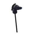 thumbnail image 1 of Caballo de palo con pértiga, juguete interactivo portátil para montar, ideal para Halloween. negro, 1 of 9