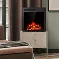 thumbnail image 2 of Electric Fireplace Inset 22.5-Inch Wide, 1500W Recessed and Freestanding Heater with Remote Control, Adjustable Flame Brightness, Inserted Decorative Fireplace for Home, 2 of 10