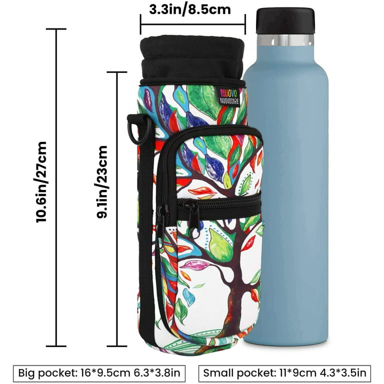 Water Bottle Carrier Bag Holder, Neoprene Bottle Sleeve For