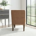 thumbnail image 4 of Clifton Upholstered Accent Chair, Saddle Faux Leather, by Hillsdale Living Essentials, 4 of 15