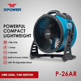 thumbnail image 3 of Ventilador axial industrial XPOWER P-26AR, soplador de aire, 1300 m³/h, 3 of 8