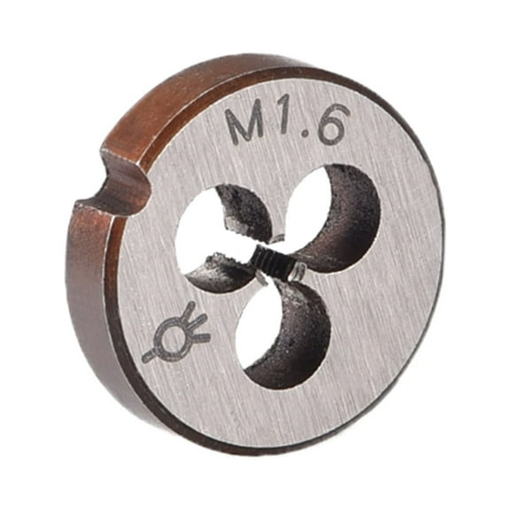 Uxcell M1.6 x 0.35 Metric Alloy Steel Machine Thread Round Threading Dies