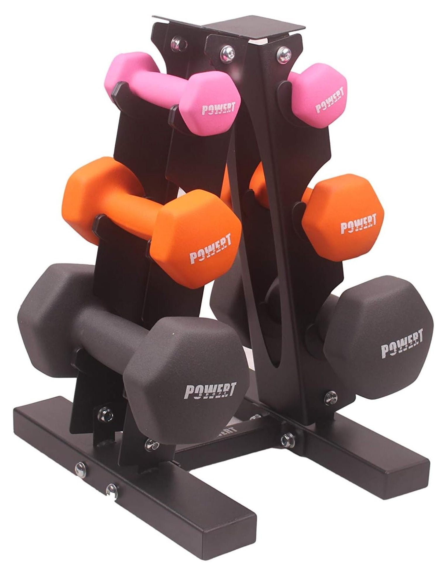 Neoprene Dumbbell Pair | Hex Hand Weights for Women & Men | Coated Colorful Weights for Home Gym | 2-20 lbs