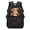 Capybara Math Print, variant on Waterproof School Backpack for Outdoor Hiking, Polyester Breathable Mesh Back Panel Travel Backpacks, Blue Lightning Bolt Print